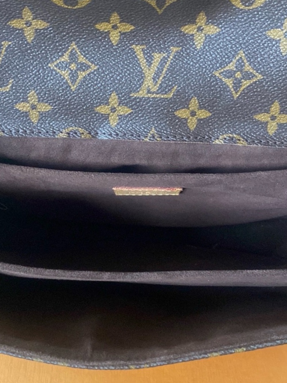 Louis Vuitton Pochet Matisse Monogram Canvas Satchel Crossbody in Brown and Gold - Picture 2 of 9